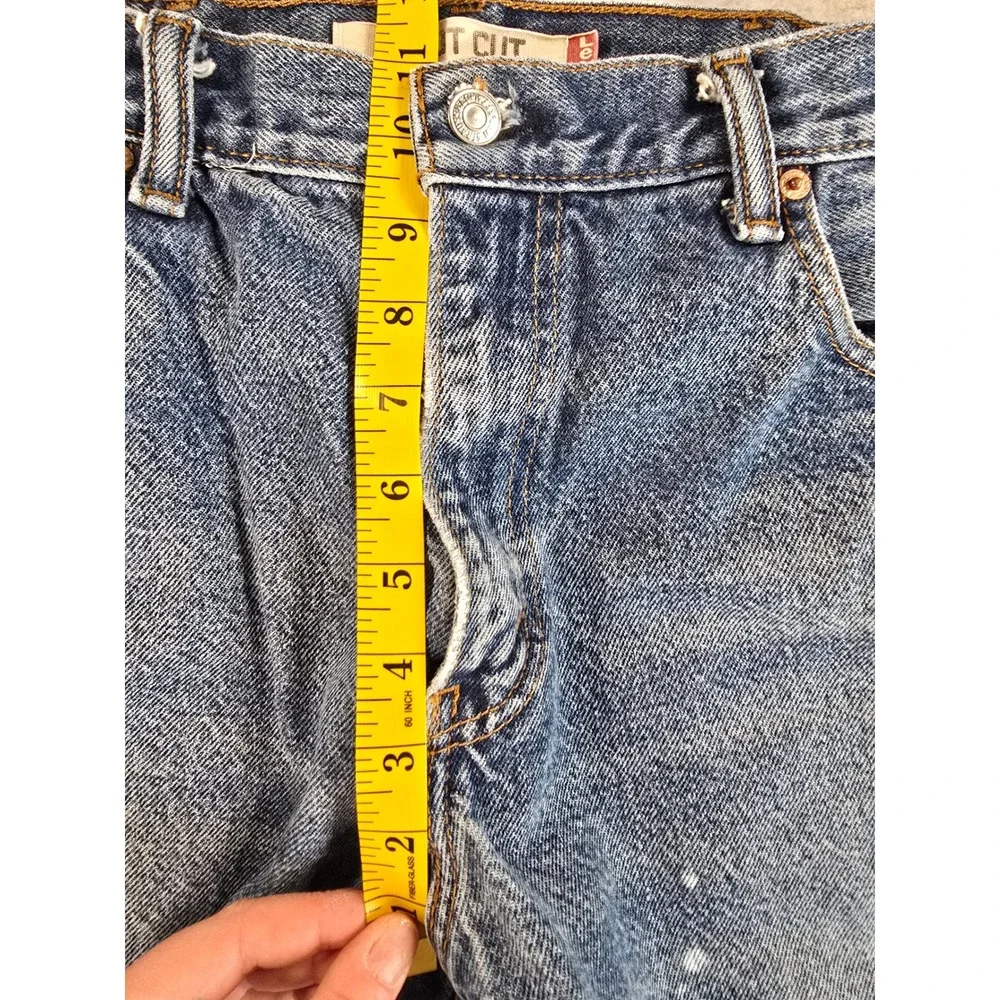 Levis 517 Bootcut Jeans Mens 31x30 Blue Distressed Vintage 90s Denim Pants